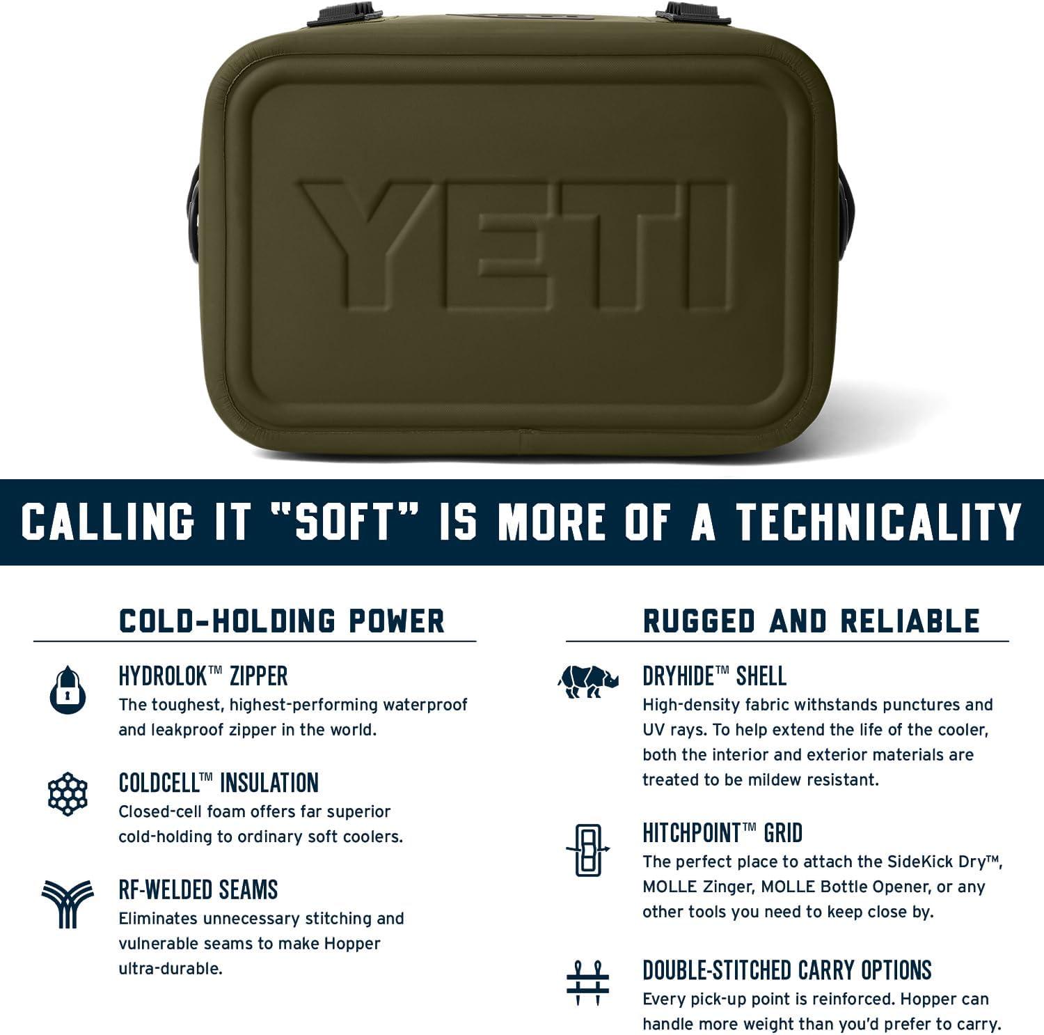 imageYETI Hopper Flip 18 Portable Soft CoolerOlive