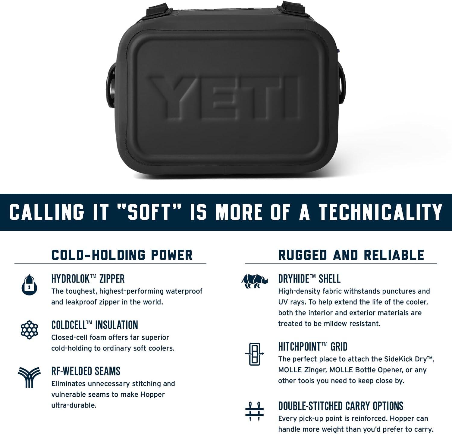 imageYETI Hopper Flip 8 Portable Soft CoolerBlack
