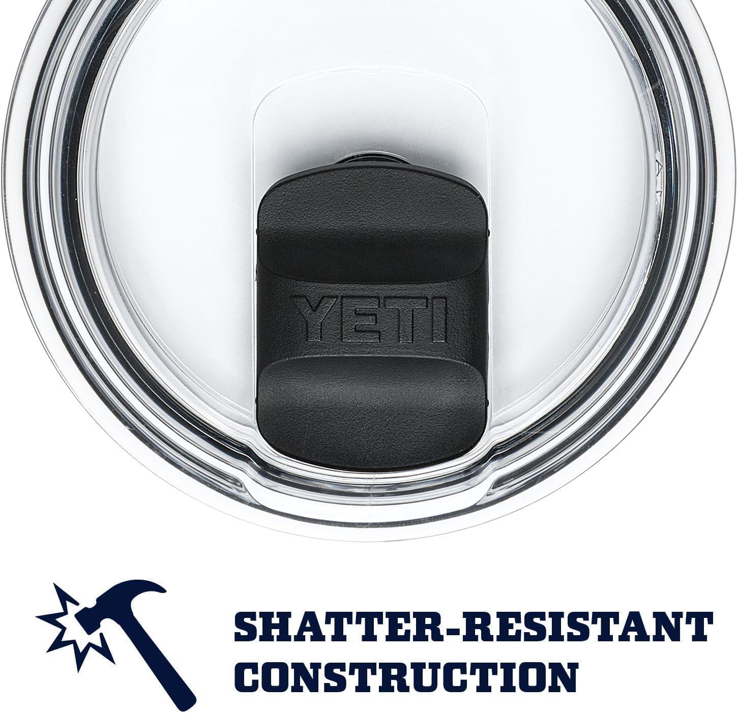 imageYETI Rambler 10 oz Stackable Lowball 20 Vacuum Insulated Stainless Steel with MagSlider Lid Black StoneChartreuse