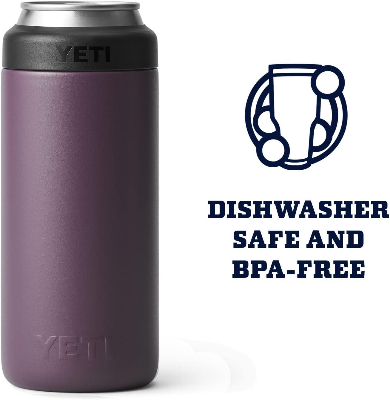 imageYETI Rambler 12 oz Colster Slim Can Insulator for the Slim Hard Seltzer CansNordic Purple