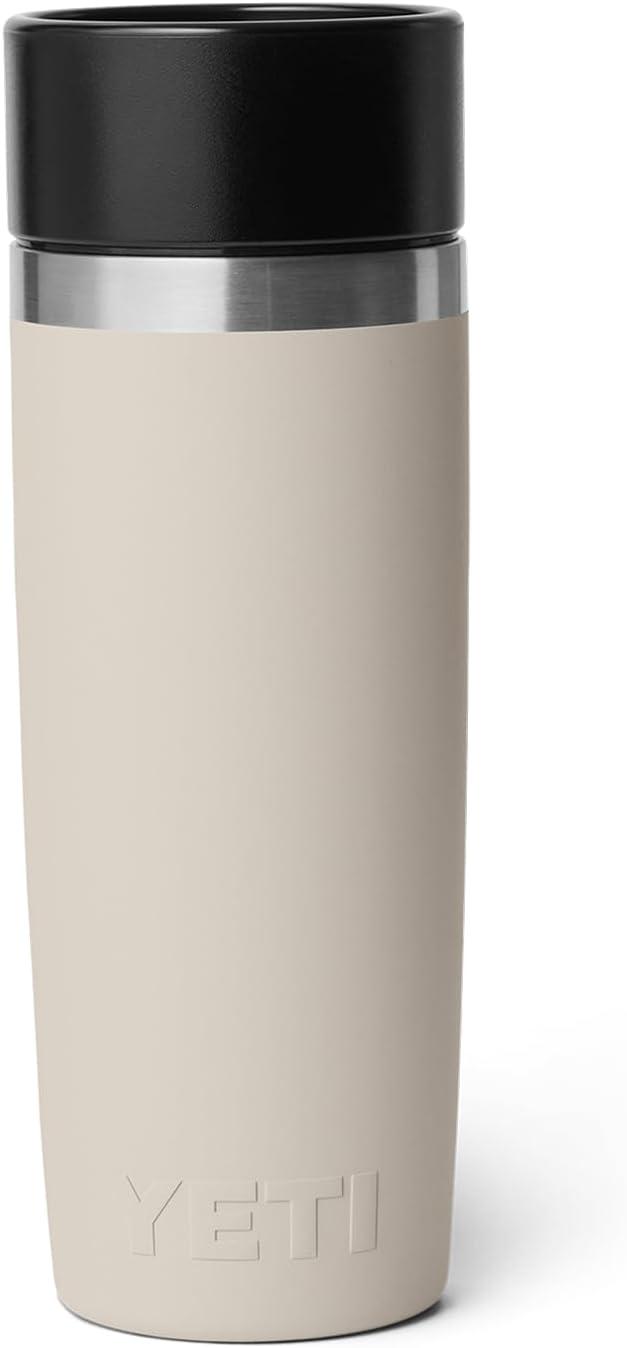 imageYETI Rambler 12 oz Travel Bottle Stainless Steel Vacuum Insulated with Leakproof Commuter Cap Black Forest GreenCape Taupe