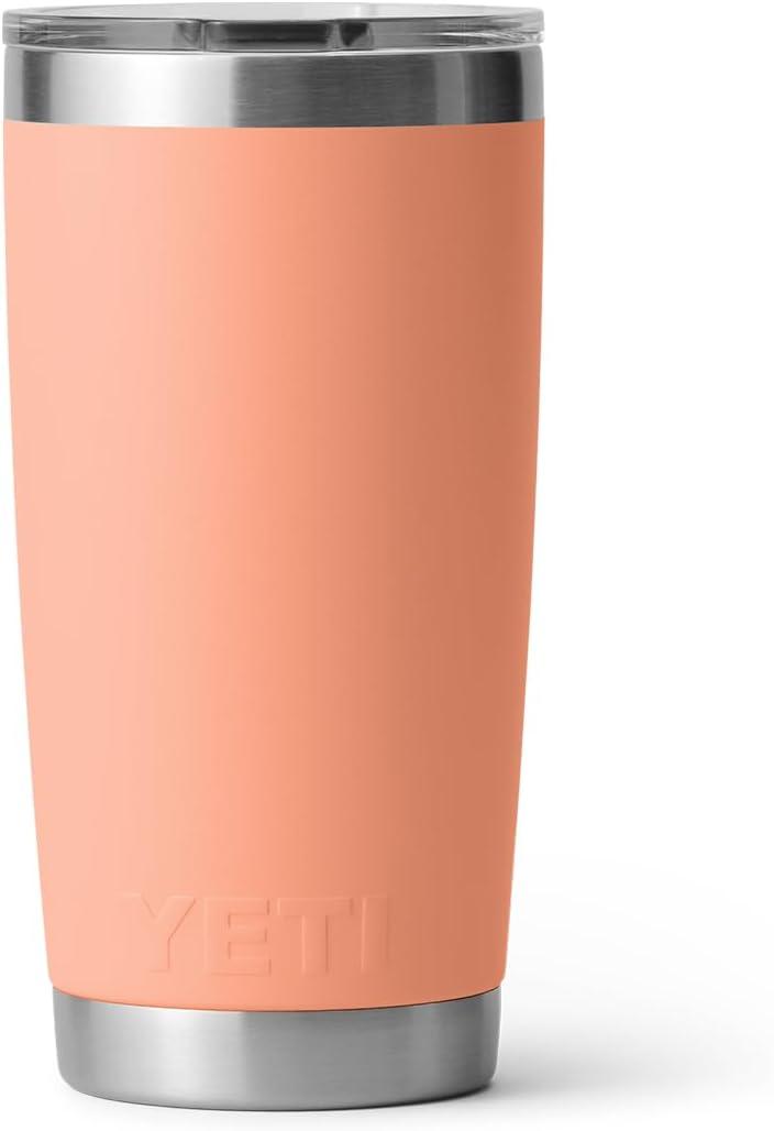 imageYETI Rambler 20 oz Stainless Steel Vacuum Insulated Tumbler wMagSlider LidLow Country Peach