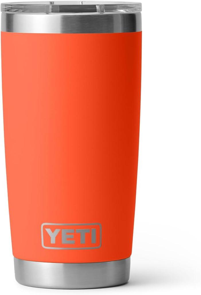 imageYETI Rambler 20 oz Stainless Steel Vacuum Insulated Tumbler wMagSlider LidPapaya