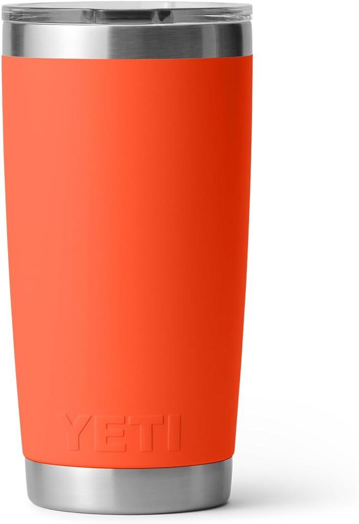 imageYETI Rambler 20 oz Stainless Steel Vacuum Insulated Tumbler wMagSlider LidPapaya