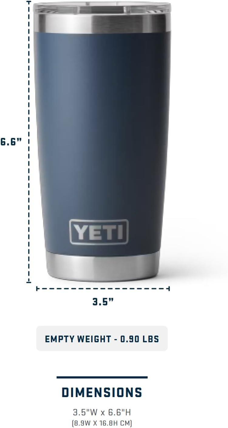 imageYETI Rambler 20 oz Stainless Steel Vacuum Insulated Tumbler wMagSlider LidWetlands Camo