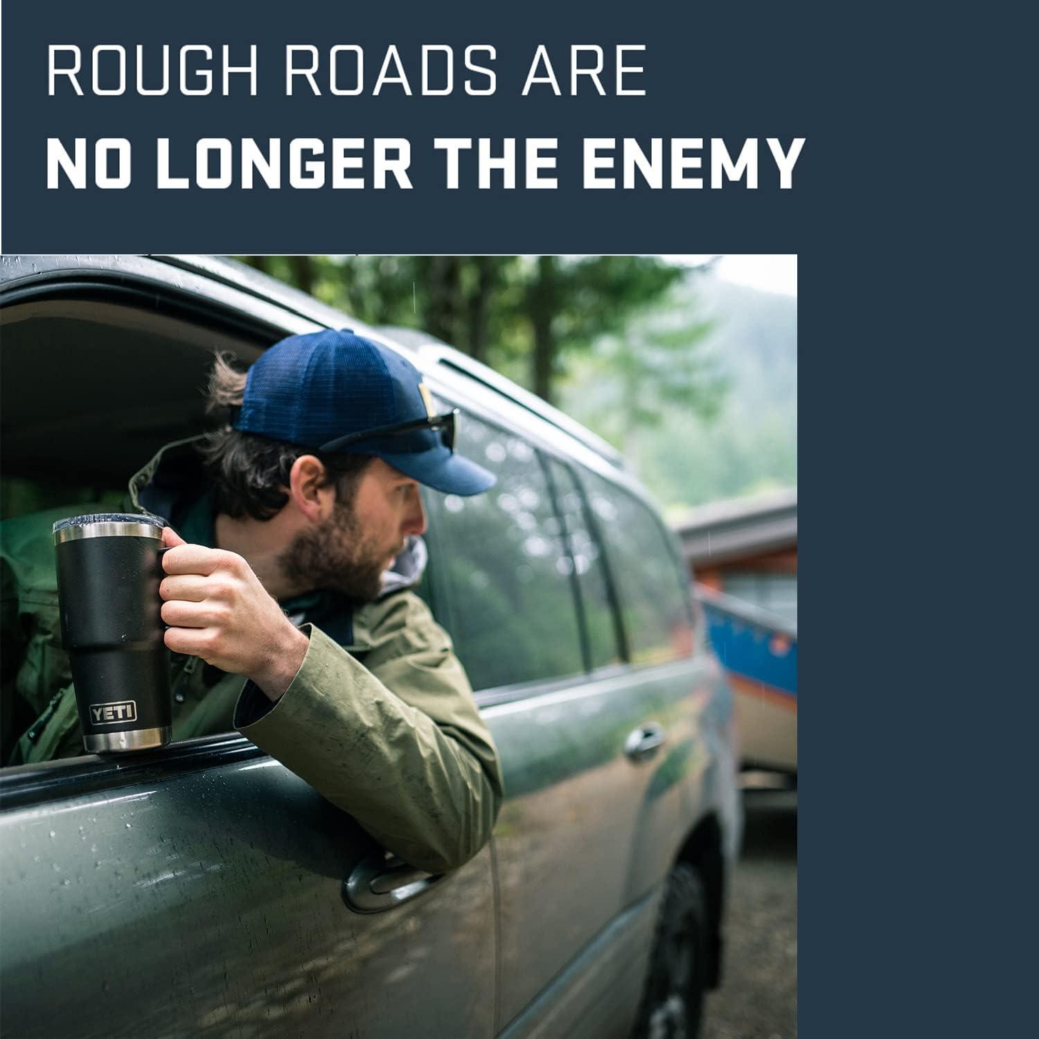 imageYETI Rambler 20 oz Travel Mug Stainless Steel Vacuum Insulated with Stronghold LidCanopy Green