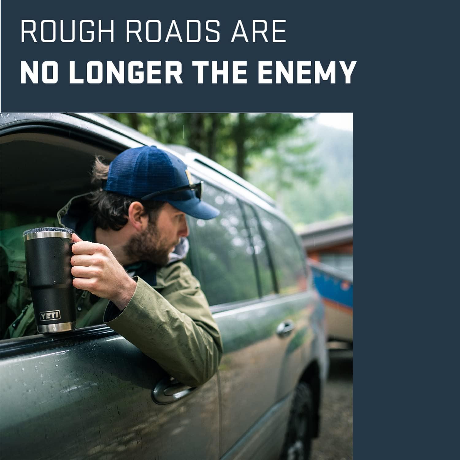 imageYETI Rambler 20 oz Travel Mug Stainless Steel Vacuum Insulated with Stronghold LidHighlands Olive