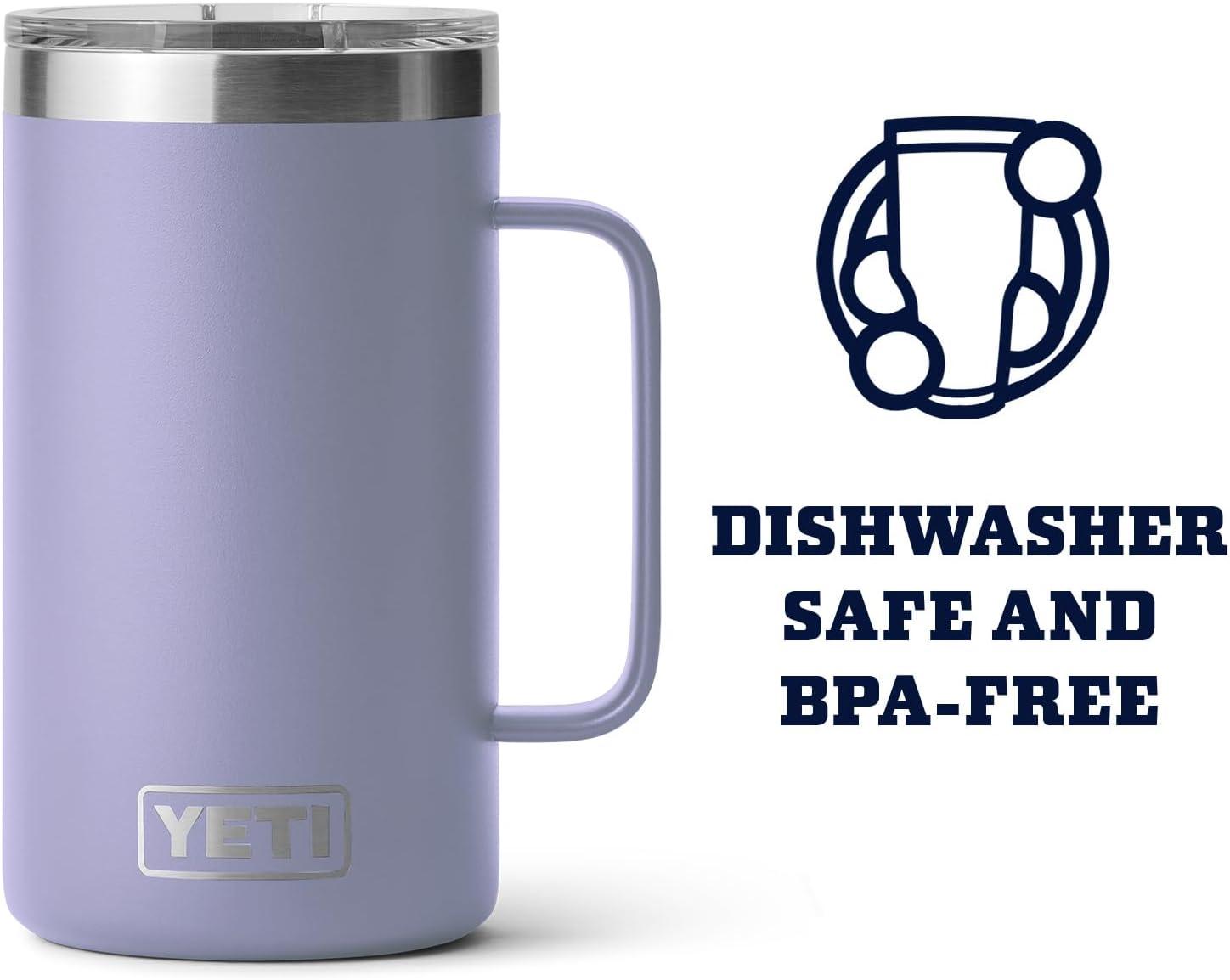 imageYETI Rambler 24 oz Mug Vacuum Insulated Stainless Steel with MagSlider LidCosmic Lilac
