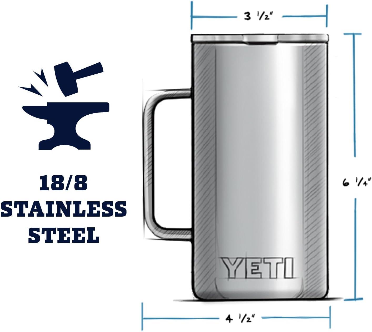 imageYETI Rambler 24 oz Mug Vacuum Insulated Stainless Steel with MagSlider LidCosmic Lilac