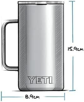 imageYETI Rambler 24 oz Mug Vacuum Insulated Stainless Steel with MagSlider LidSeafoam