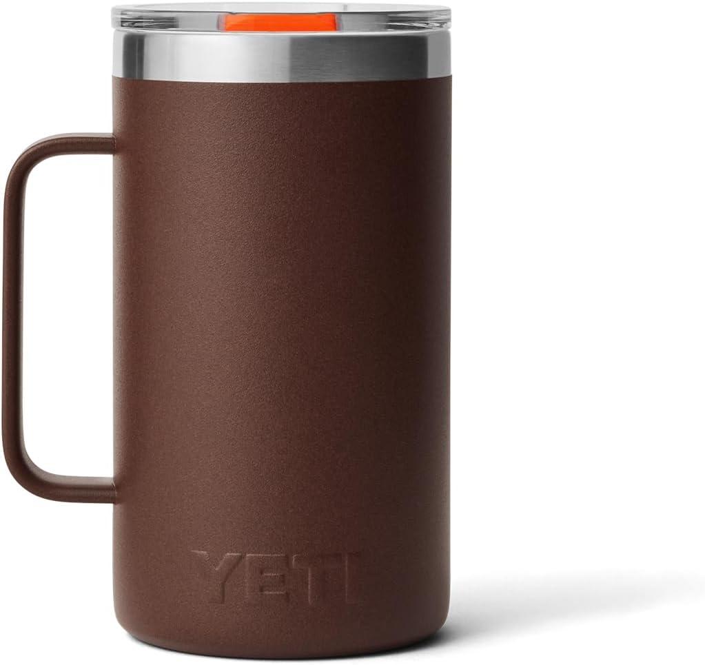 imageYETI Rambler 24 oz Mug Vacuum Insulated Stainless Steel with MagSlider LidWetlands Brown