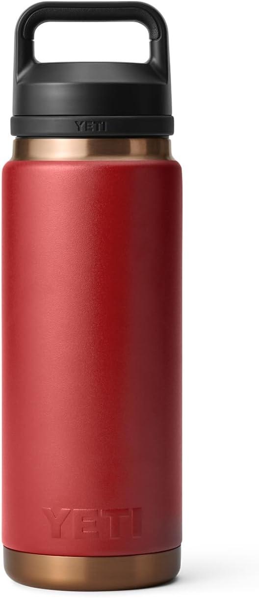 imageYETI Rambler 26 oz Bottle Vacuum Insulated Leakproof Stainless Steel with Chug CapFolds of Honor Brick