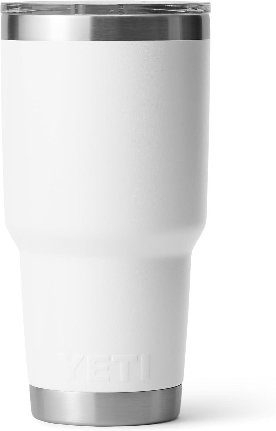 imageYETI Rambler 30 oz Stainless Steel Vacuum Insulated Tumbler wMagSlider Lid NavyWhite