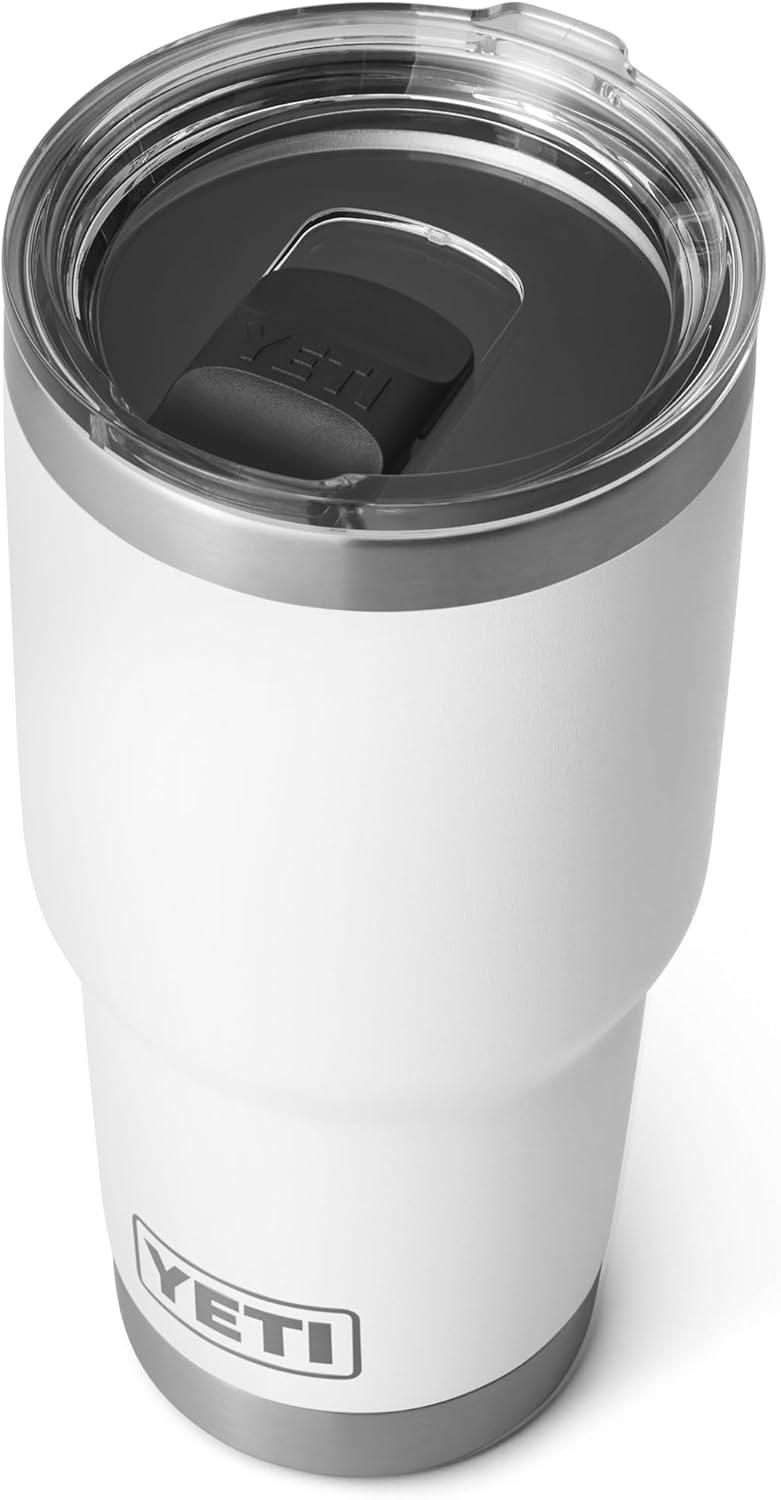 imageYETI Rambler 30 oz Stainless Steel Vacuum Insulated Tumbler wMagSlider Lid NavyWhite