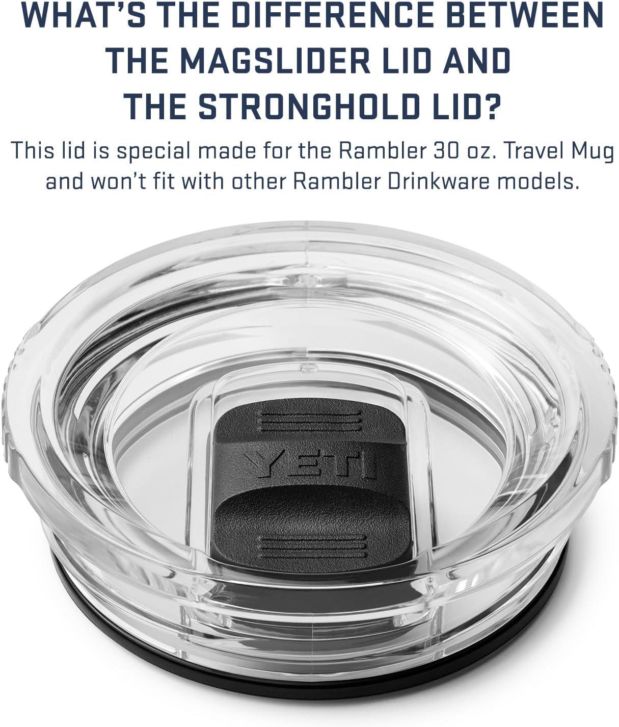 imageYETI Rambler 30 oz Travel Mug Stainless Steel Vacuum Insulated with Stronghold LidBig Sky Blue