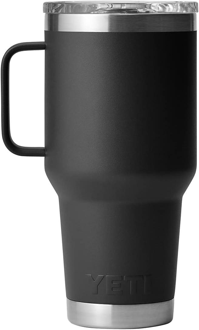 imageYETI Rambler 30 oz Travel Mug Stainless Steel Vacuum Insulated with Stronghold LidBlack