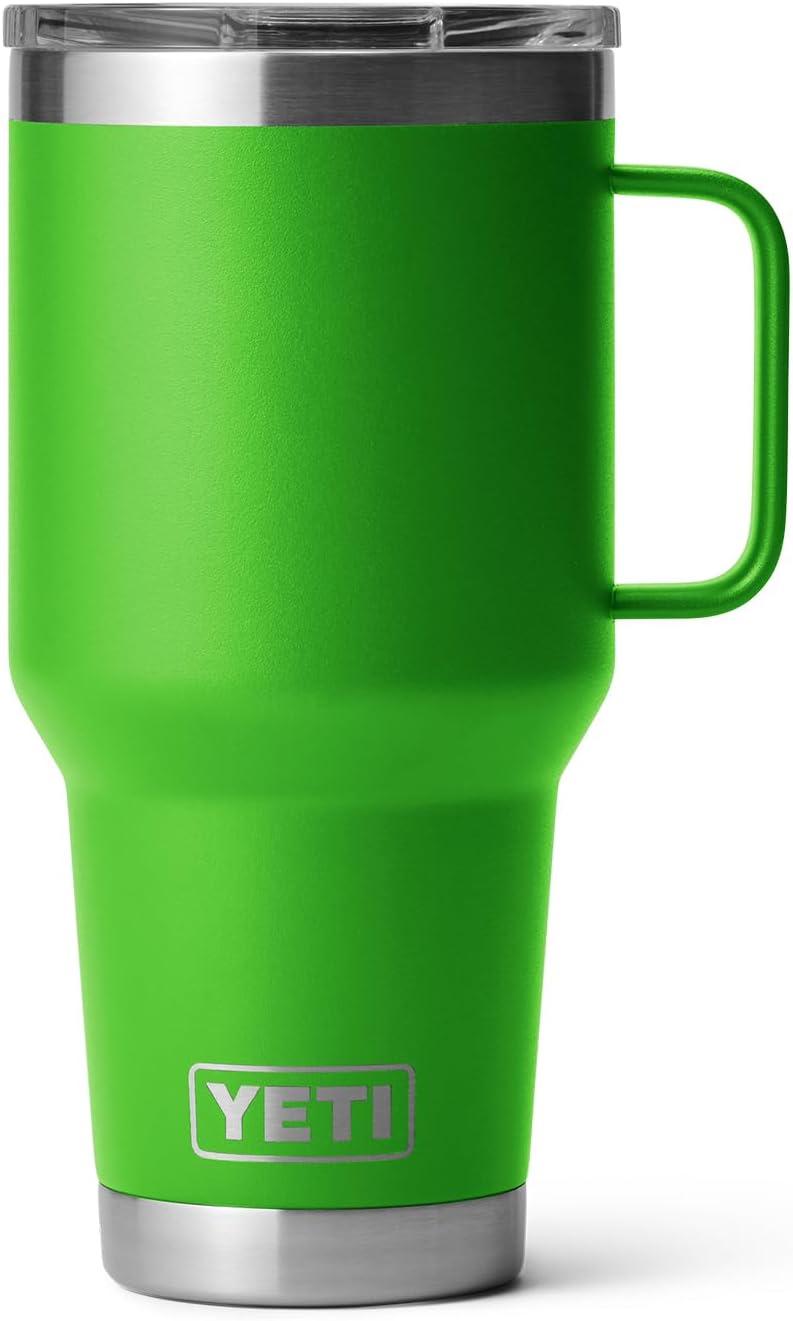 imageYETI Rambler 30 oz Travel Mug Stainless Steel Vacuum Insulated with Stronghold LidCanopy Green