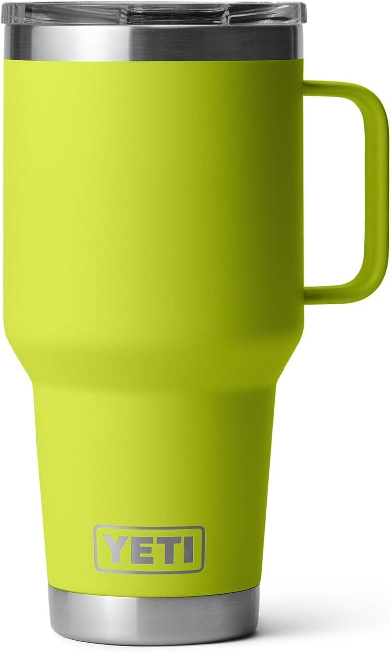 imageYETI Rambler 30 oz Travel Mug Stainless Steel Vacuum Insulated with Stronghold LidChartreuse