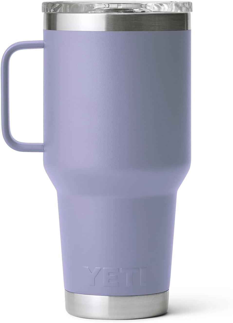 imageYETI Rambler 30 oz Travel Mug Stainless Steel Vacuum Insulated with Stronghold LidCosmic Lilac
