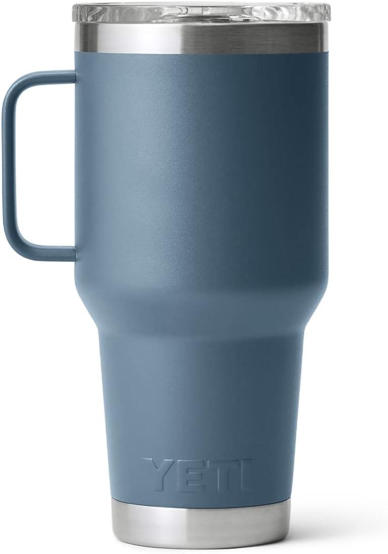 imageYETI Rambler 30 oz Travel Mug Stainless Steel Vacuum Insulated with Stronghold LidNordic Blue