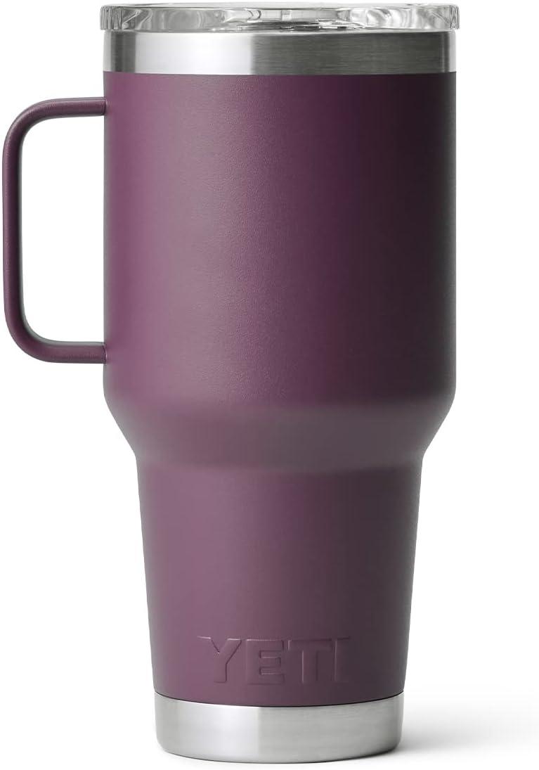 imageYETI Rambler 30 oz Travel Mug Stainless Steel Vacuum Insulated with Stronghold LidNordic Purple