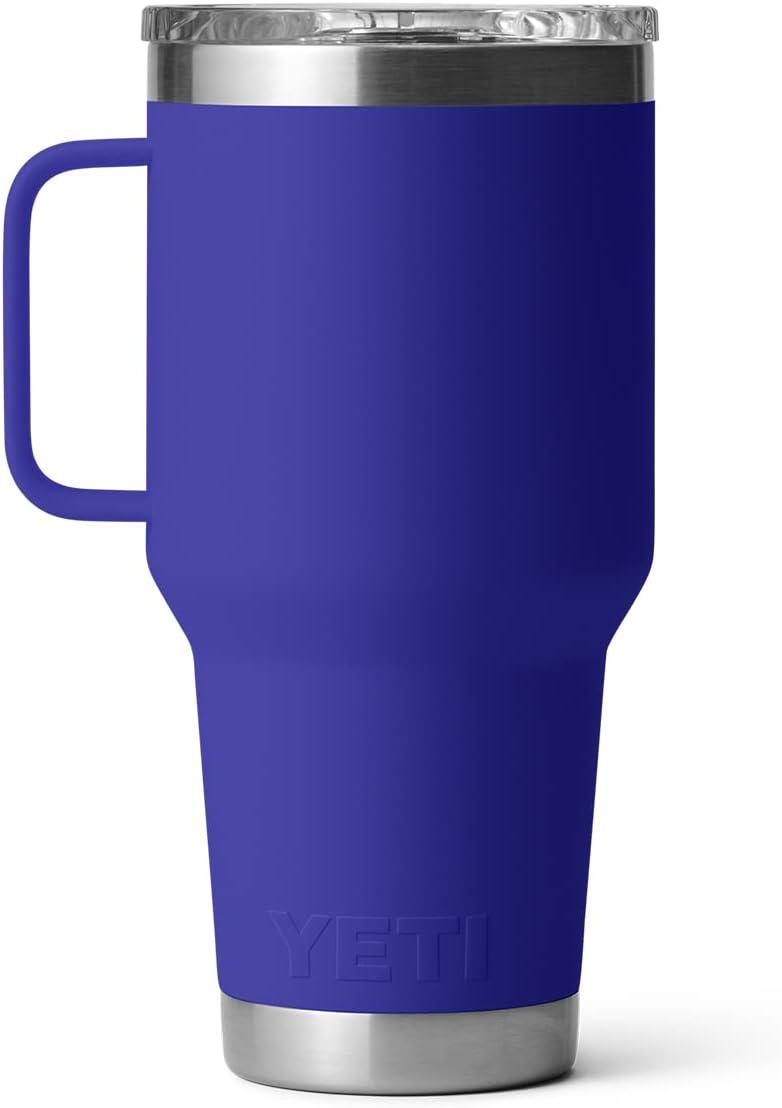 imageYETI Rambler 30 oz Travel Mug Stainless Steel Vacuum Insulated with Stronghold LidOffshore Blue