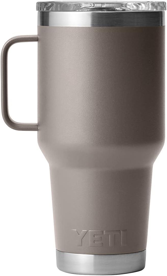 imageYETI Rambler 30 oz Travel Mug Stainless Steel Vacuum Insulated with Stronghold LidSharptail Taupe