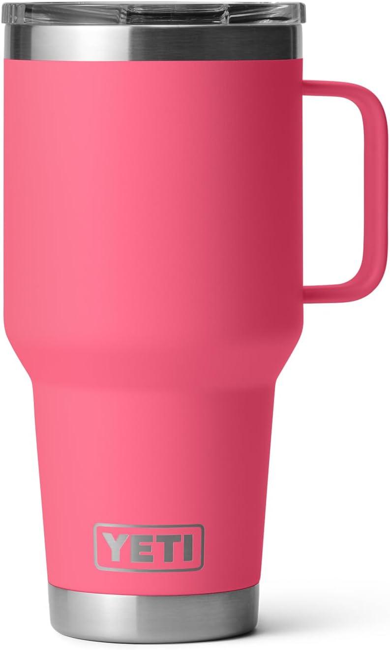 imageYETI Rambler 30 oz Travel Mug Stainless Steel Vacuum Insulated with Stronghold LidTropical Pink