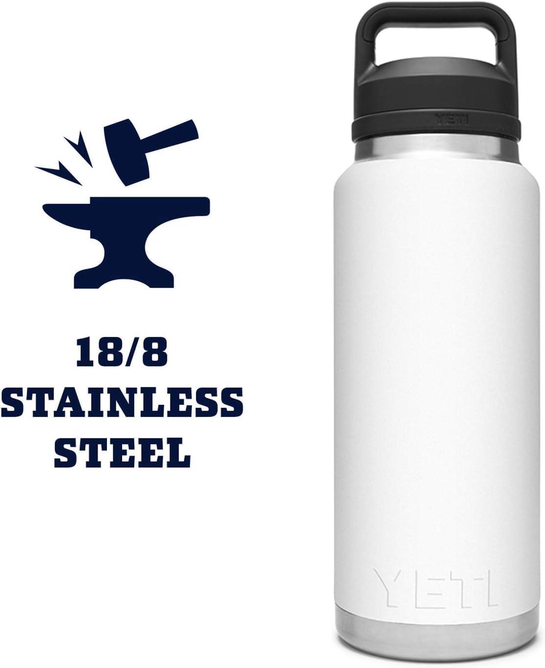 imageYETI Rambler 36 oz Bottle Vacuum Insulated Leakproof Stainless Steel with Chug CapNordic Purple