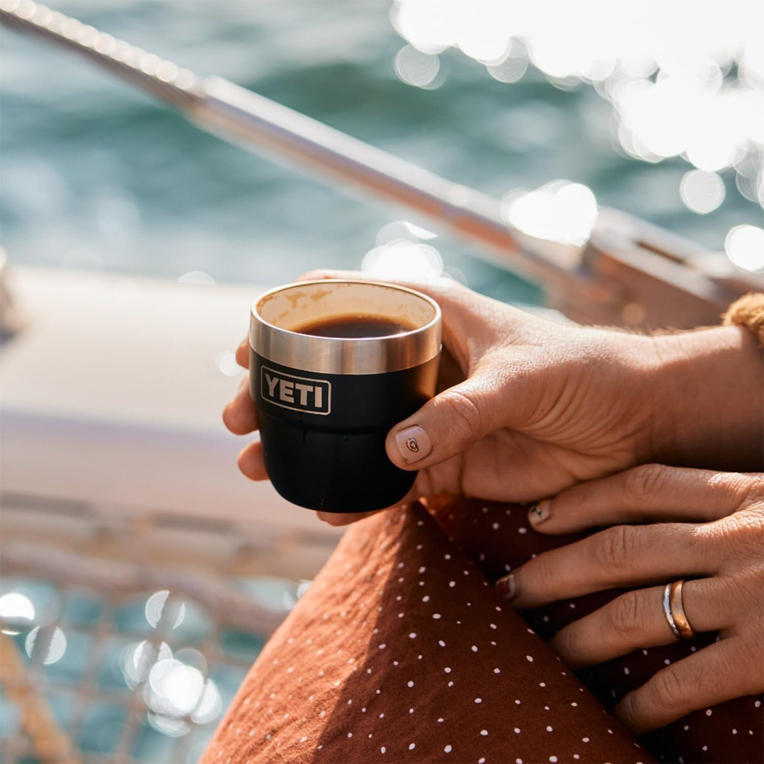 imageYETI Rambler 4 oz Stackable Cup Stainless Steel Vacuum Insulated EspressoCoffee Cup 2 PackCosmic Lilac