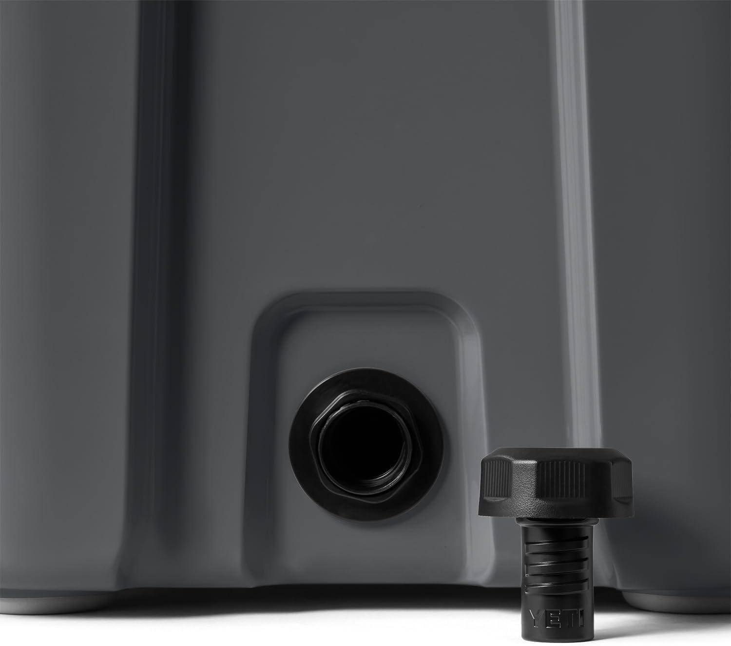 imageYETI Roadie 24 20 Hard Cooler with DoubleDuty Shoulder Strap and Drain PlugCharcoal