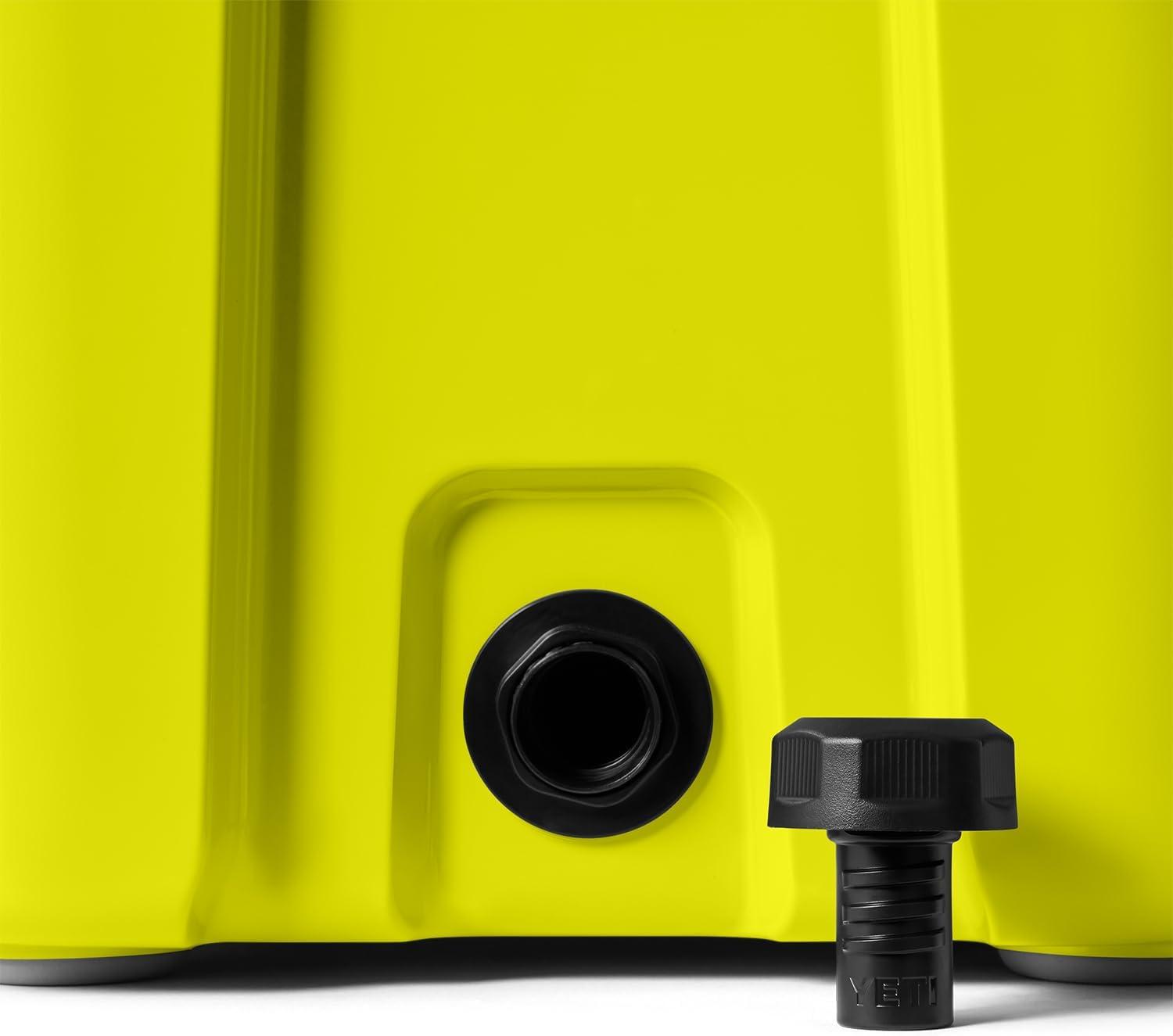 imageYETI Roadie 24 20 Hard Cooler with DoubleDuty Shoulder Strap and Drain PlugFirefly Yellow