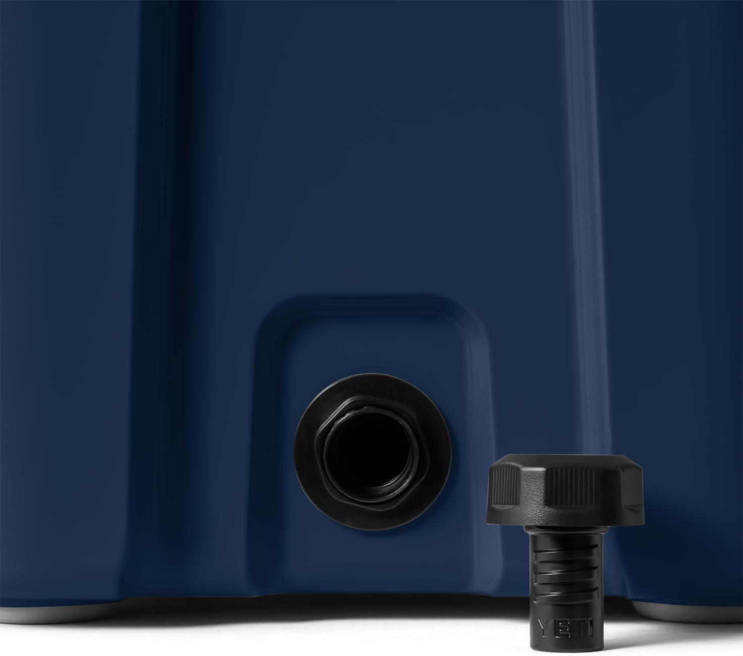 imageYETI Roadie 24 20 Hard Cooler with DoubleDuty Shoulder Strap and Drain PlugNavy