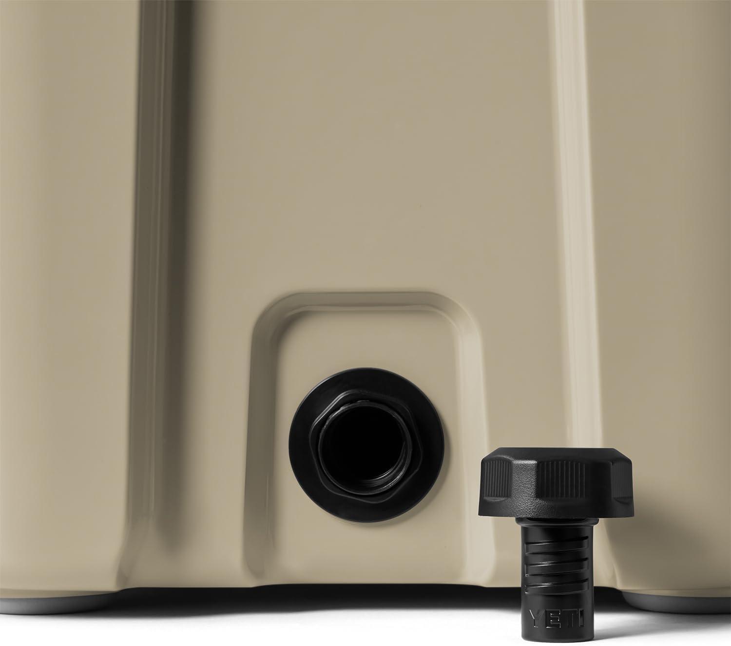 imageYETI Roadie 24 20 Hard Cooler with DoubleDuty Shoulder Strap and Drain PlugTan