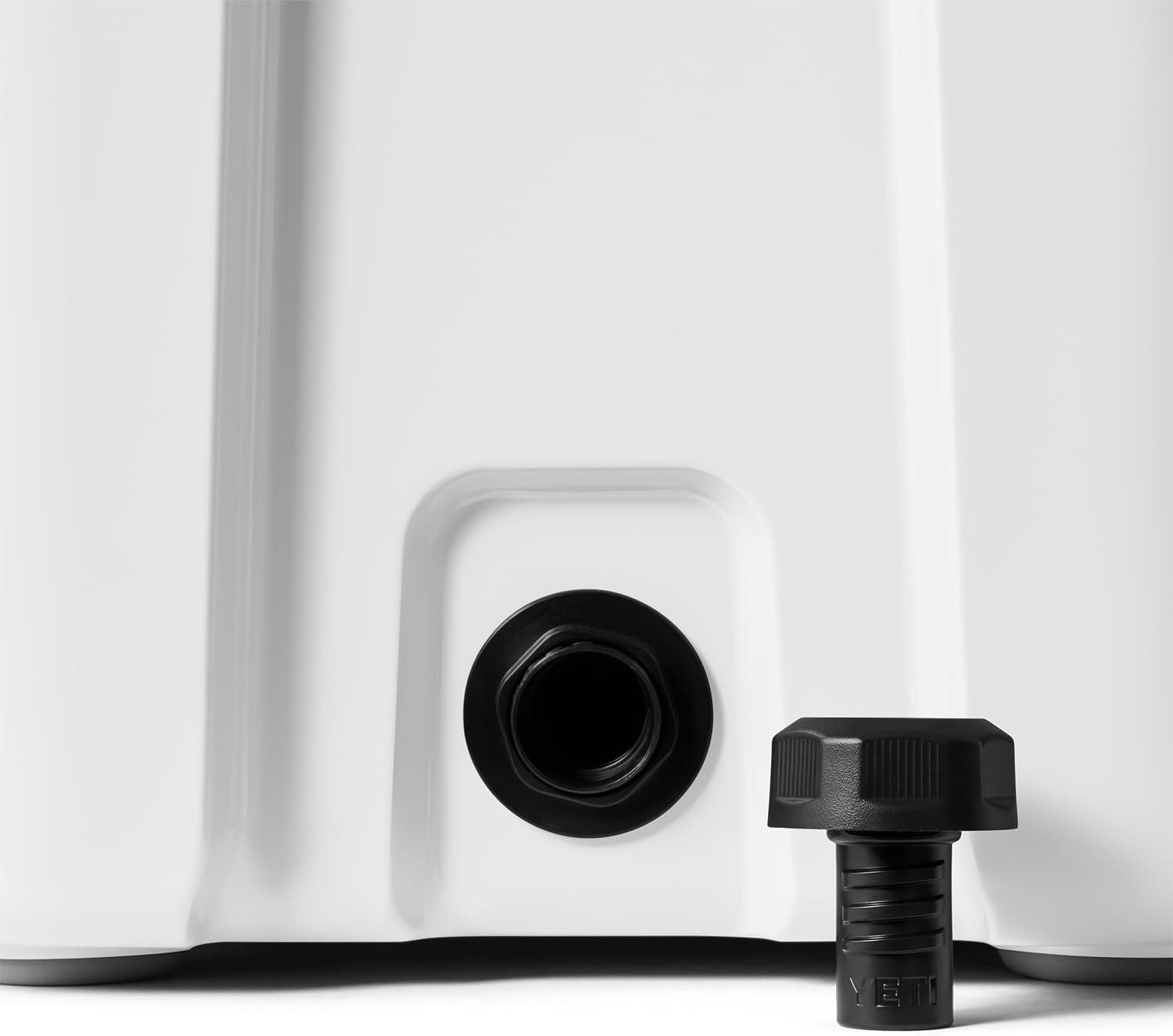 imageYETI Roadie 24 20 Hard Cooler with DoubleDuty Shoulder Strap and Drain PlugWhite