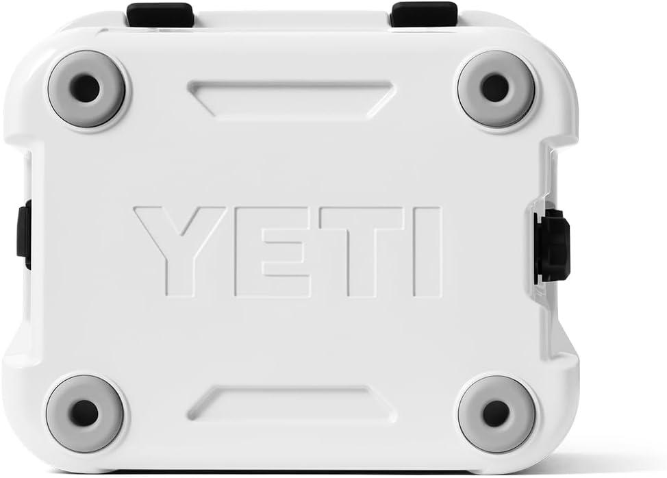 imageYETI Roadie 24 20 Hard Cooler with DoubleDuty Shoulder Strap and Drain PlugWhite