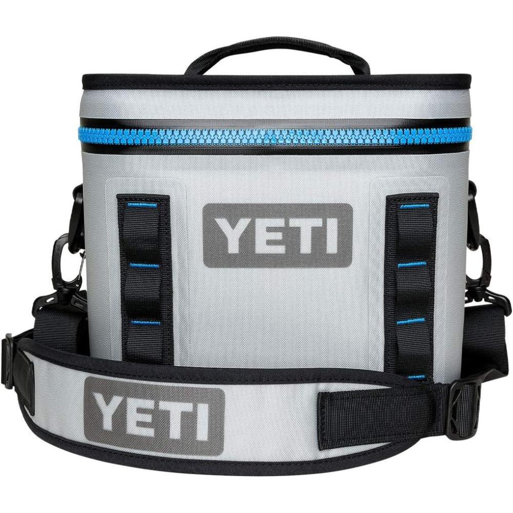 imageYETI Hopper Flip 8 Portable Soft CoolerFog GrayTahoe Blue