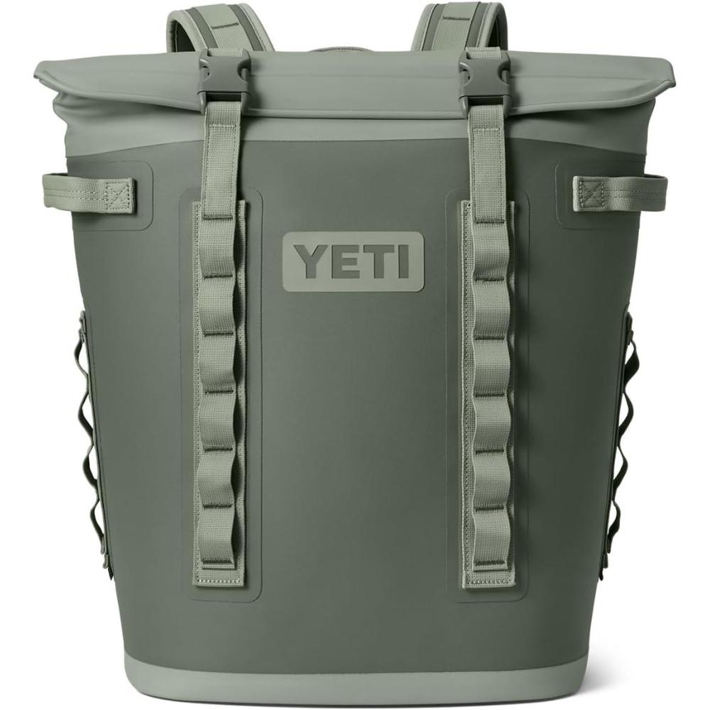 imageYETI Hopper M Series Backpack Soft Sided Coolers with MagShield AccessCamp Green
