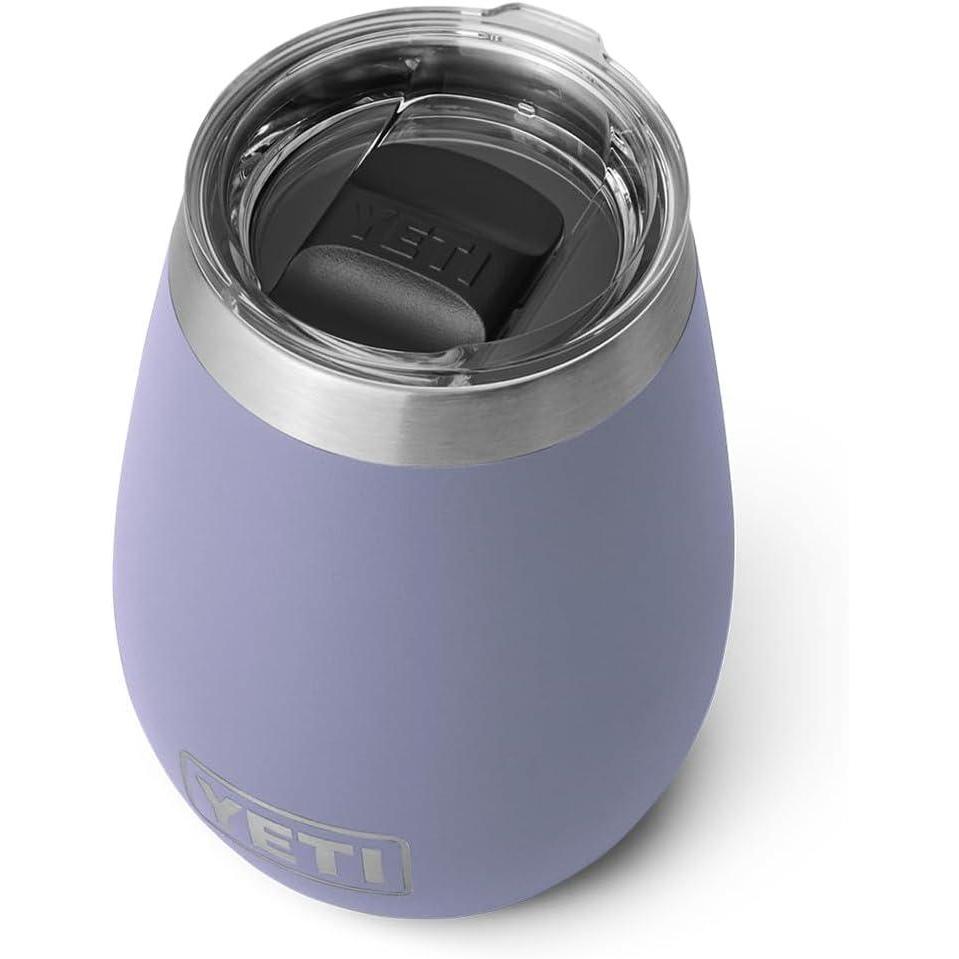 imageYETI Rambler 10 oz Wine Tumbler Vacuum Insulated Stainless Steel with MagSlider Lid SeafoamCosmic Lilac