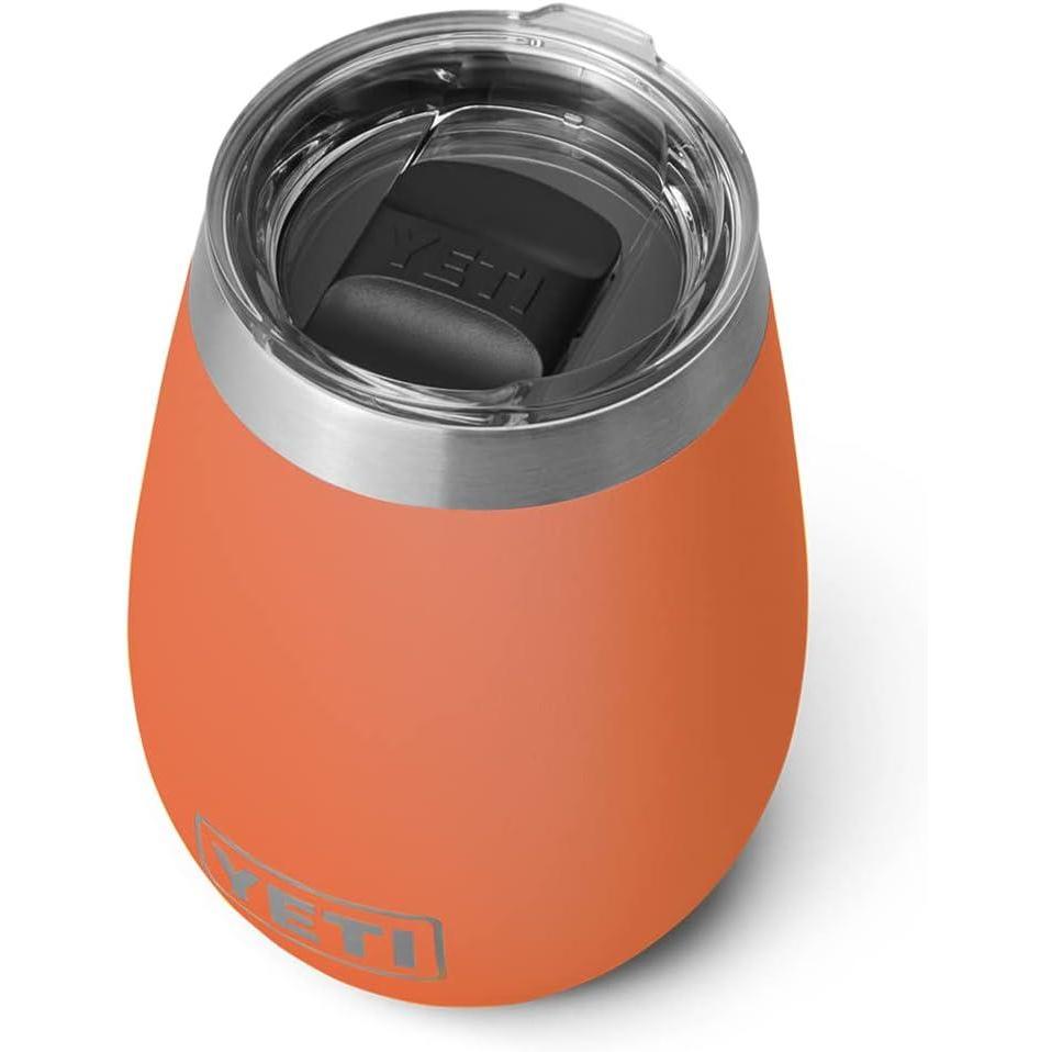 imageYETI Rambler 10 oz Wine Tumbler Vacuum Insulated Stainless Steel with MagSlider Lid SeafoamHigh Desert Clay