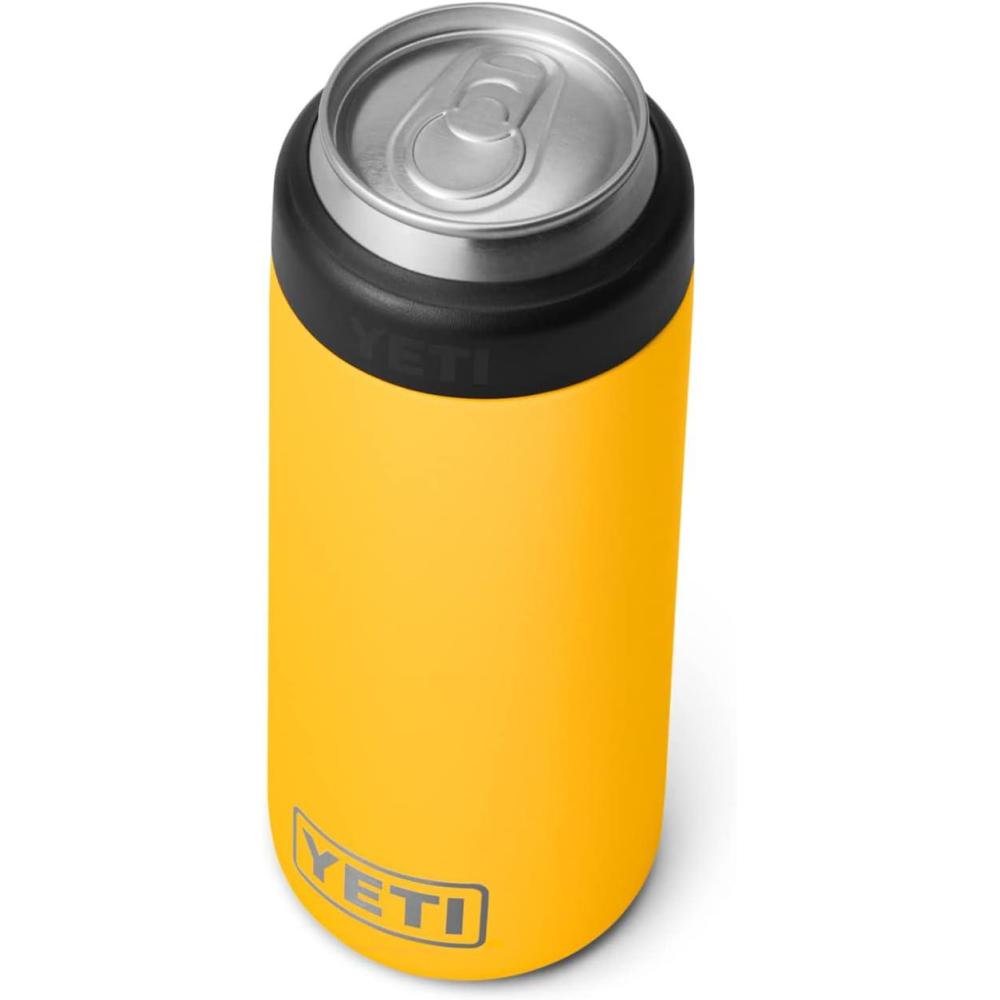 imageYETI Rambler 12 oz Colster Slim Can Insulator for the Slim Hard Seltzer CansAlpine Yellow