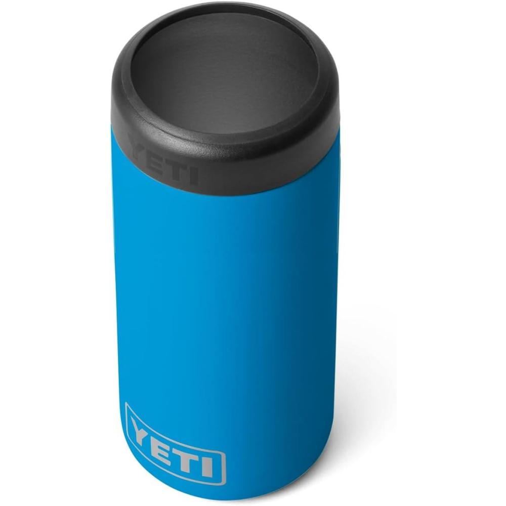 imageYETI Rambler 12 oz Colster Slim Can Insulator for the Slim Hard Seltzer CansBig Wave Blue