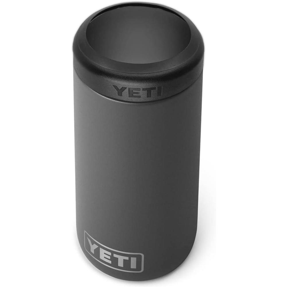 imageYETI Rambler 12 oz Colster Slim Can Insulator for the Slim Hard Seltzer CansCharcoal