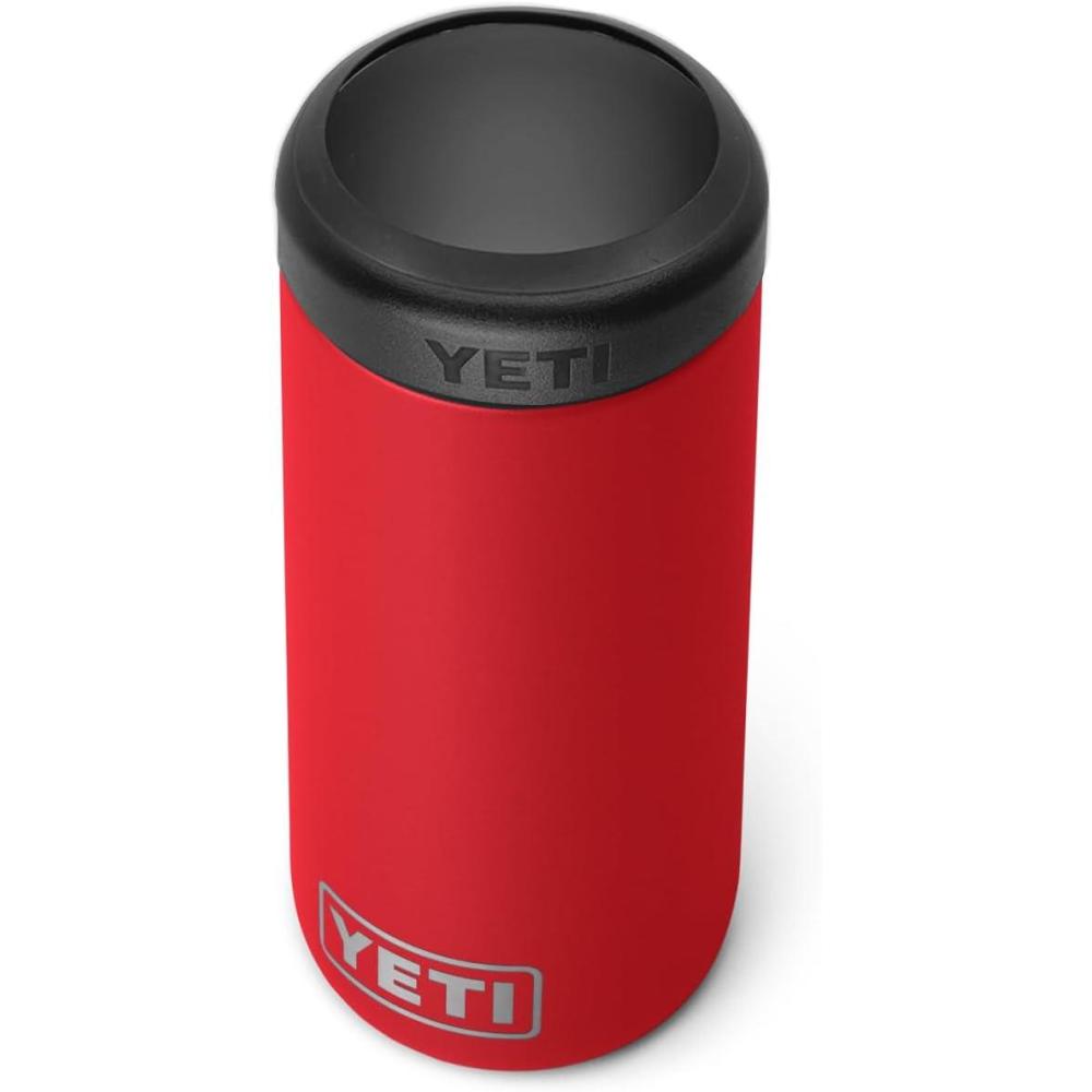 imageYETI Rambler 12 oz Colster Slim Can Insulator for the Slim Hard Seltzer CansRescue Red