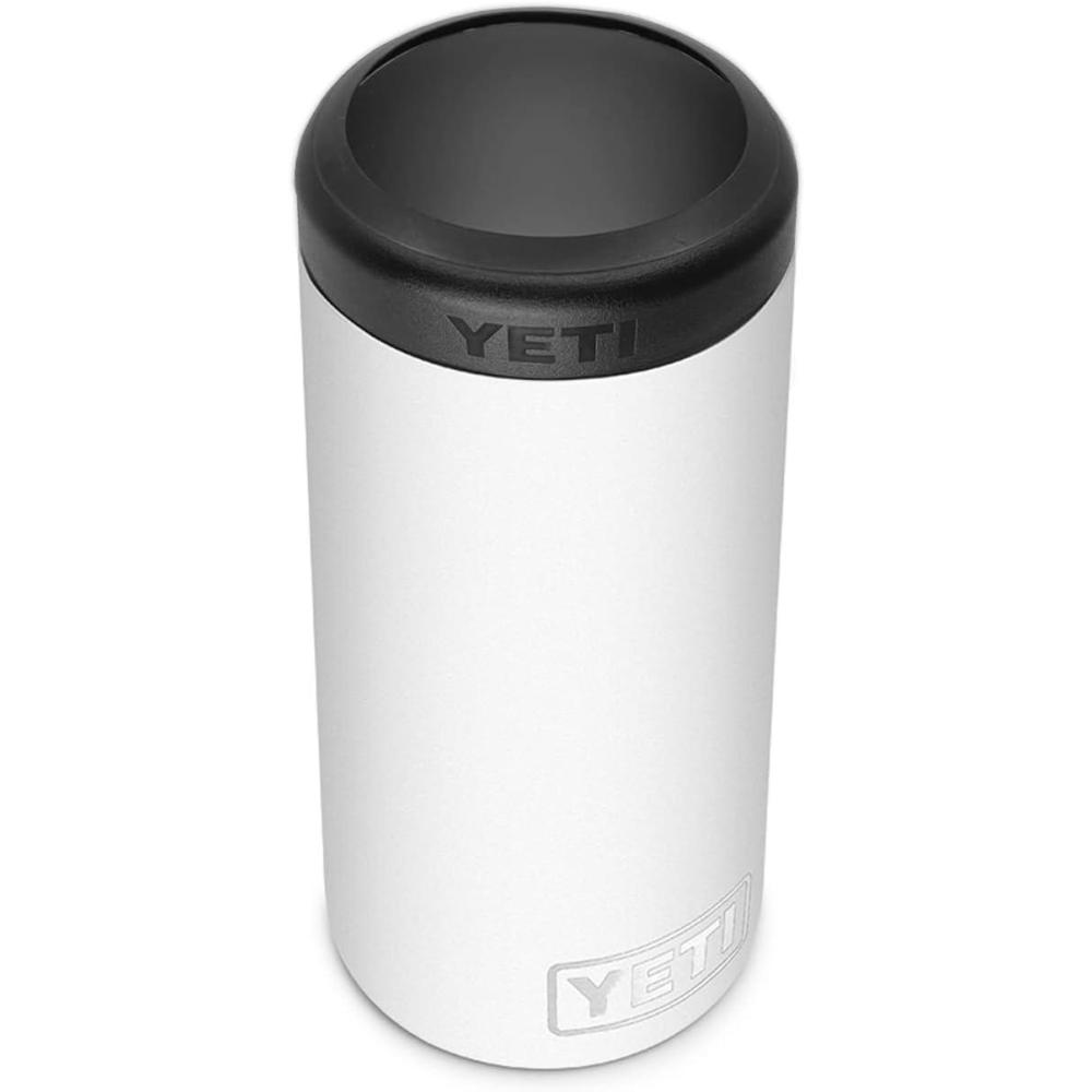 imageYETI Rambler 12 oz Colster Slim Can Insulator for the Slim Hard Seltzer CansWhite