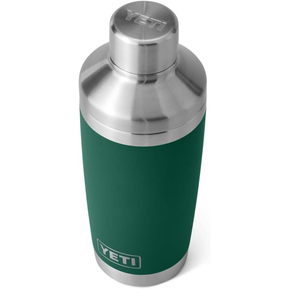imageYETI Rambler 20 oz Cocktail Shaker Stainless Steel Vacuum Insulated Black Forest GreenBlack Forest Green