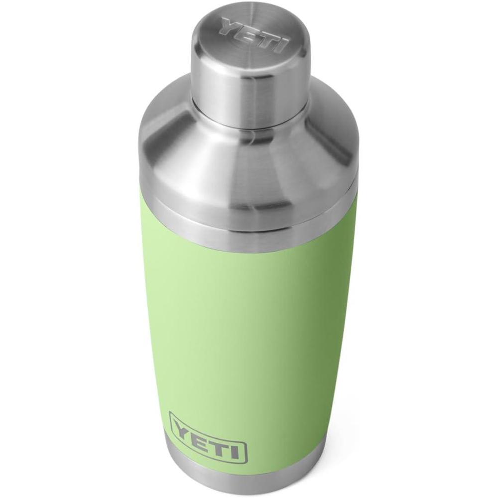 imageYETI Rambler 20 oz Cocktail Shaker Stainless Steel Vacuum Insulated Black Forest GreenKey Lime