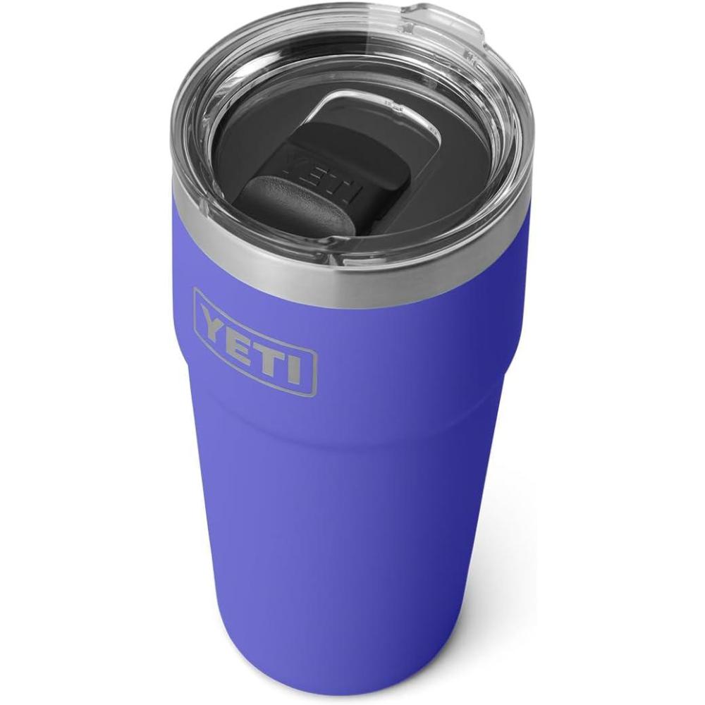 imageYETI Rambler 20 oz Stackable Tumbler Stainless Steel Vacuum Insulated with MagSlider LidUltramarine Violet