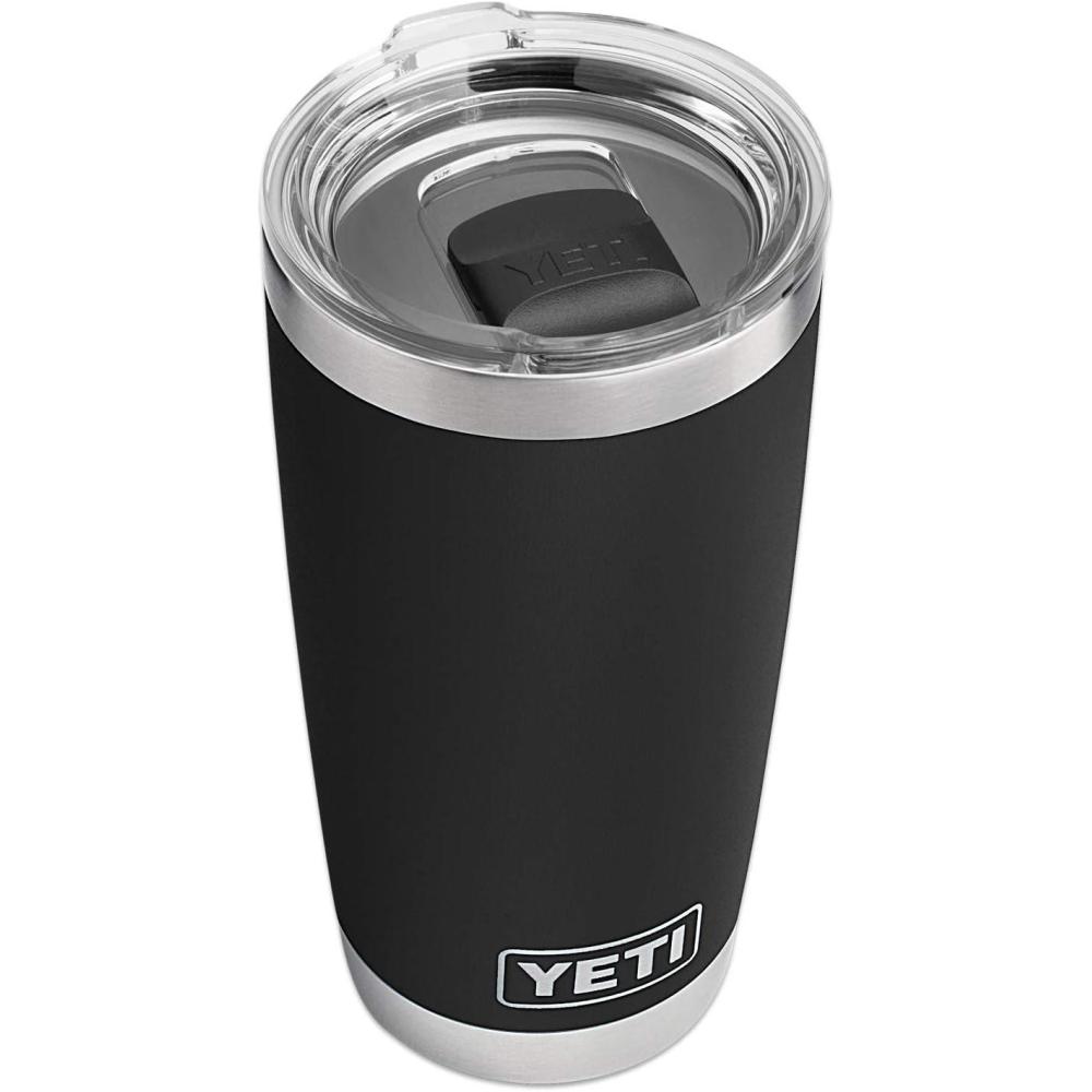 imageYETI Rambler 20 oz Stainless Steel Vacuum Insulated Tumbler wMagSlider LidBlack