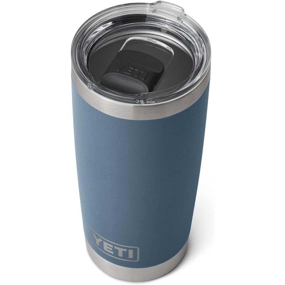 imageYETI Rambler 20 oz Stainless Steel Vacuum Insulated Tumbler wMagSlider LidNordic Blue